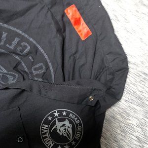 Harley Road Glide Nation Dickies Btn Sht Slv 4x